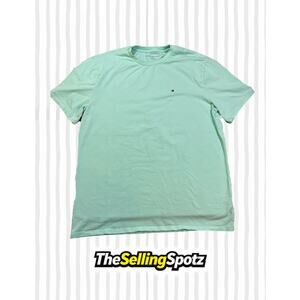 Tommy Hilfiger Mint Green T-Shirt Size US XL 100% Cotton
